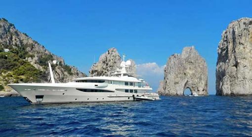 nautical chartering service Capri and Sorrento