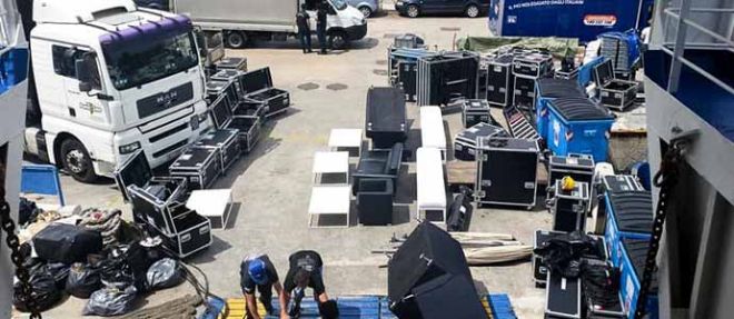 logistics services for events Naples